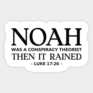 Noah Conspiracy Sticker